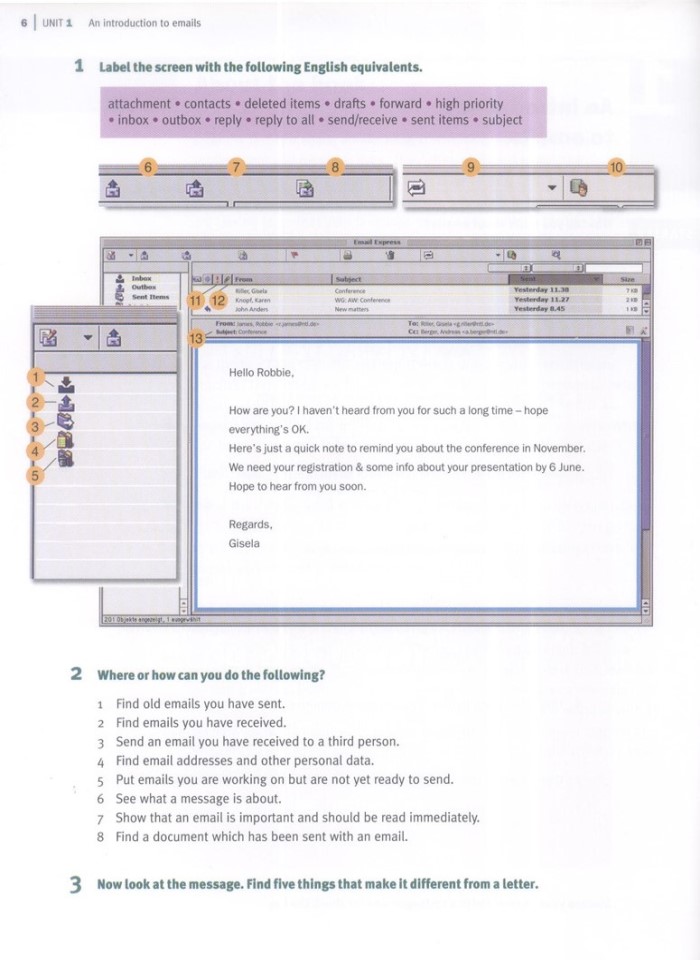 image for page Tiếng anh cho Email
