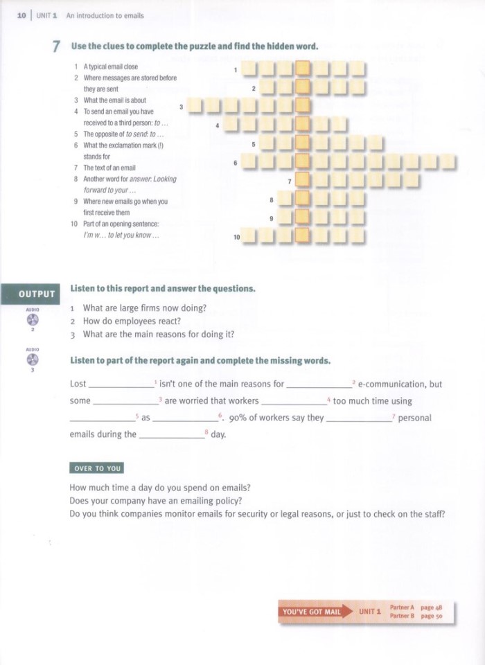 image for page Tiếng anh cho Email