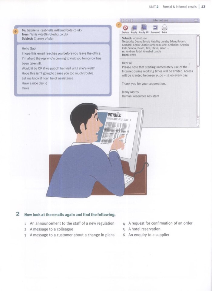 image for page Tiếng anh cho Email