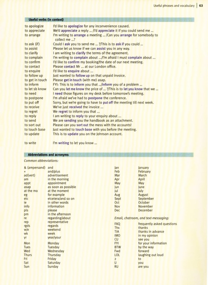 image for page Tiếng anh cho Email