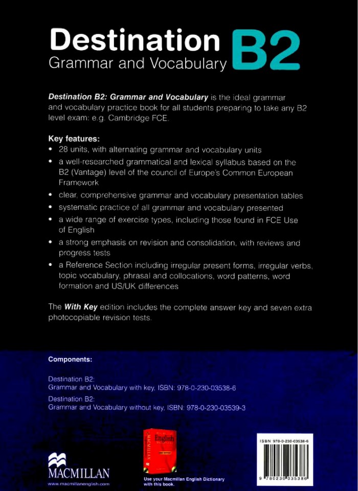 image for page Destination B2 Grammar & Vocabulary