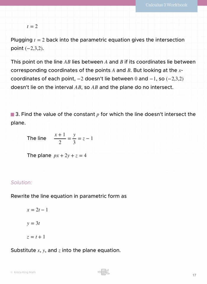 image for page Vector, parametric, and symmetric equations of a line