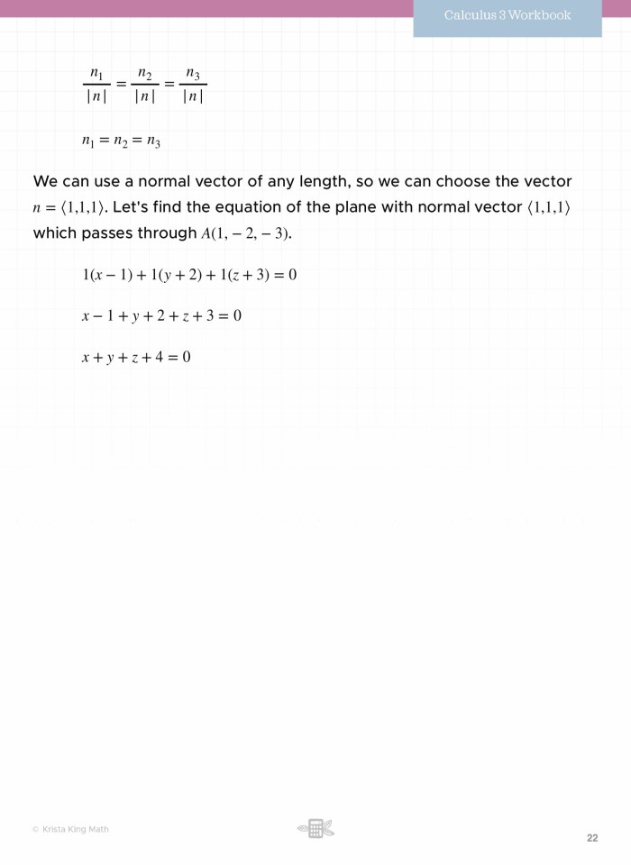 image for page Vector, parametric, and symmetric equations of a line