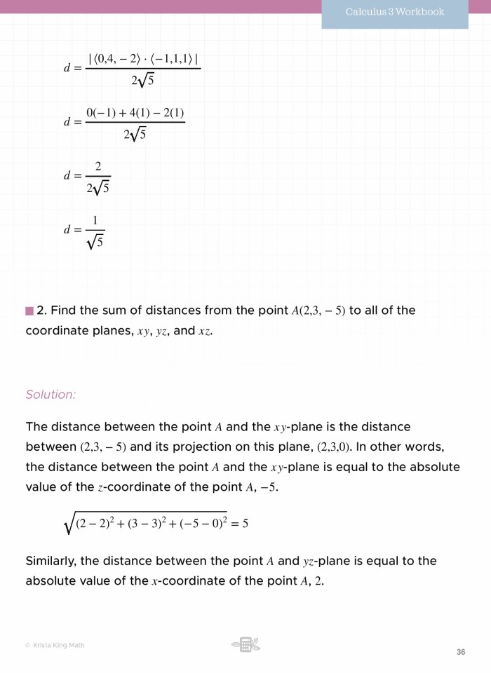 image for page Vector, parametric, and symmetric equations of a line