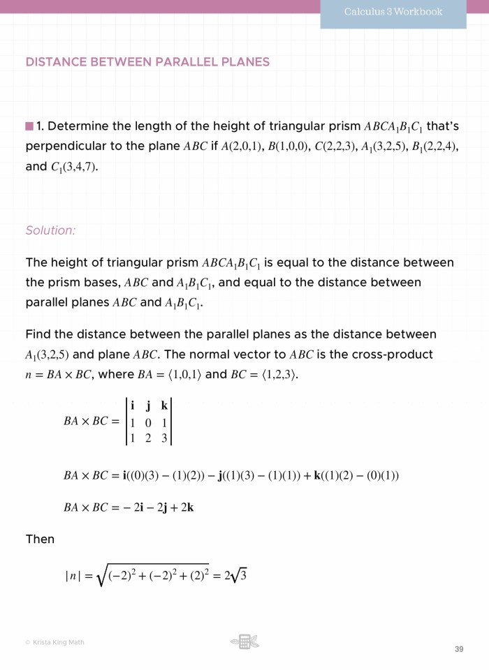 image for page Vector, parametric, and symmetric equations of a line