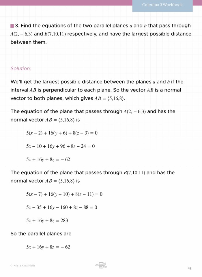 image for page Vector, parametric, and symmetric equations of a line
