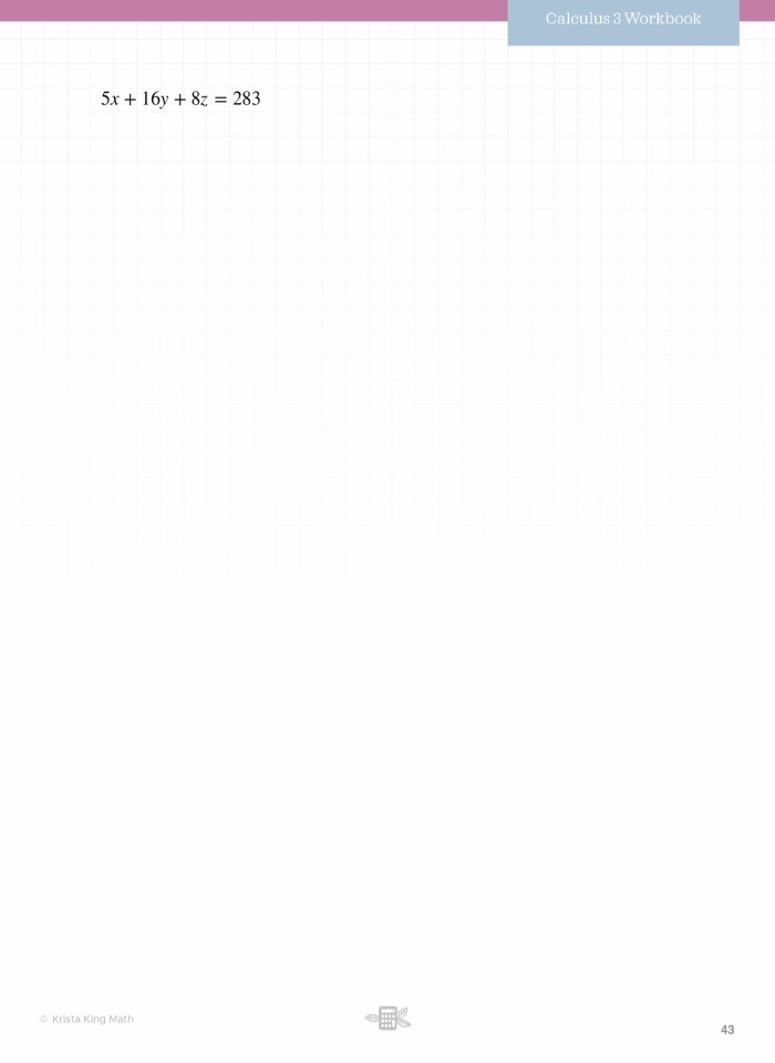 image for page Vector, parametric, and symmetric equations of a line