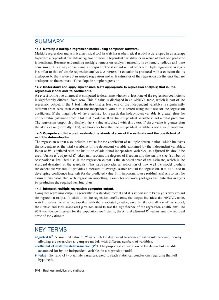 image for page Business analytics and statistics first edition