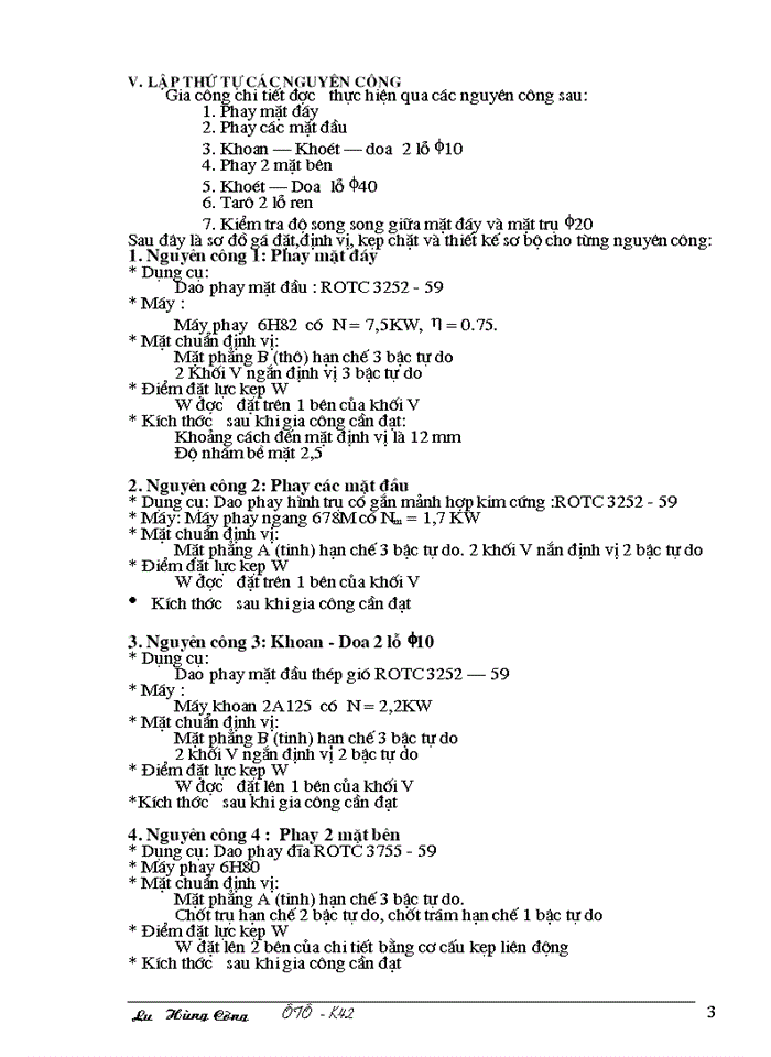 image for page Tính lượng dư cho nguyên công 3: Khoan – Khoét – Doa và tra lượng dư