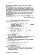 Thiết kế qui trình công nghệ gia công