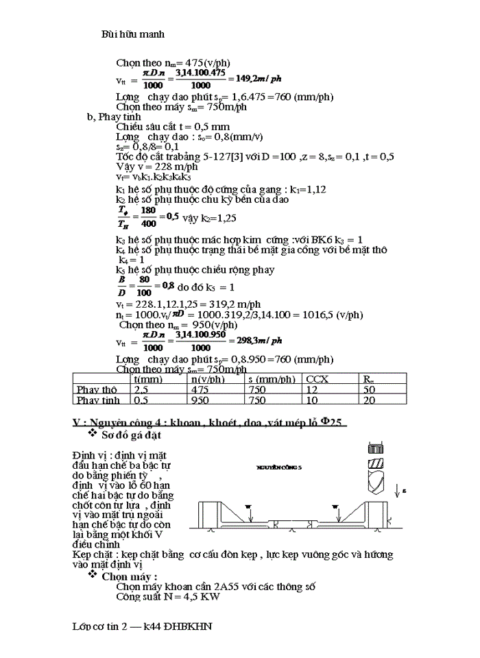 image for page Thiết kế qui trình công nghệ gia công