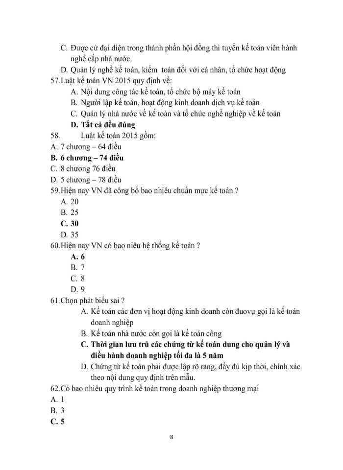 image for page Trắc ngiệm nguyên lý kế toán