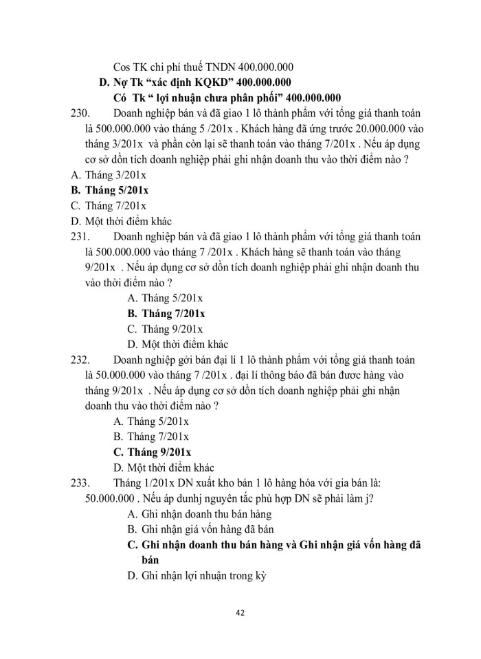 image for page Trắc ngiệm nguyên lý kế toán