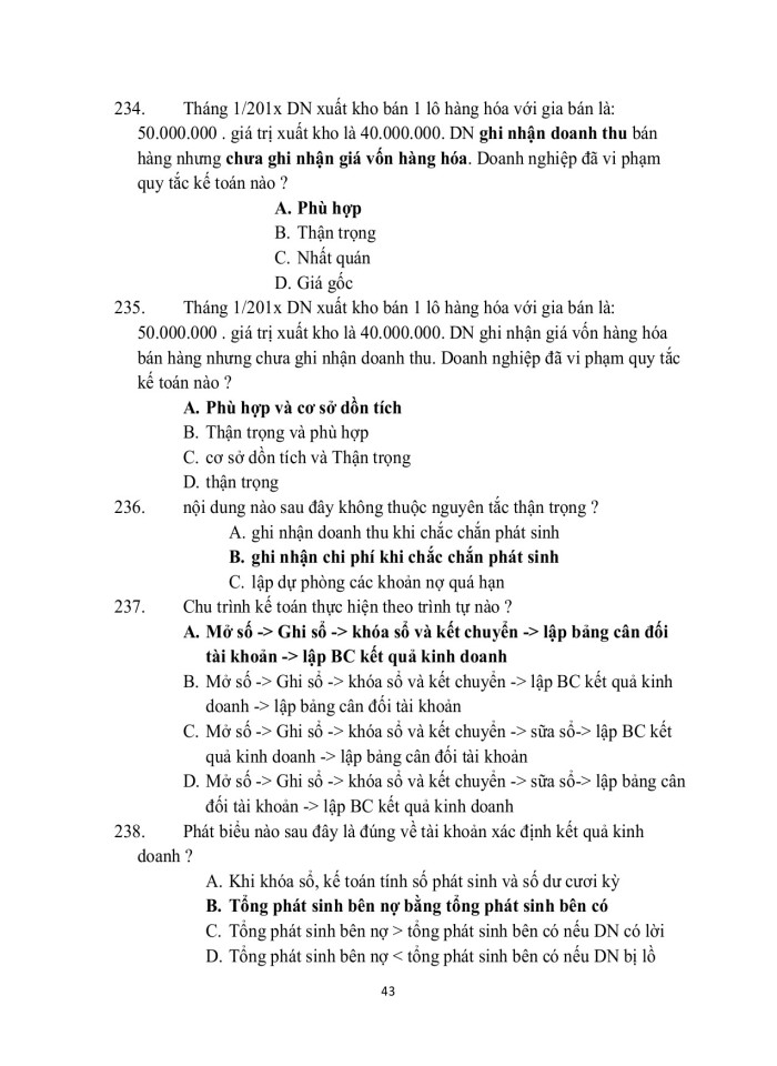 image for page Trắc ngiệm nguyên lý kế toán