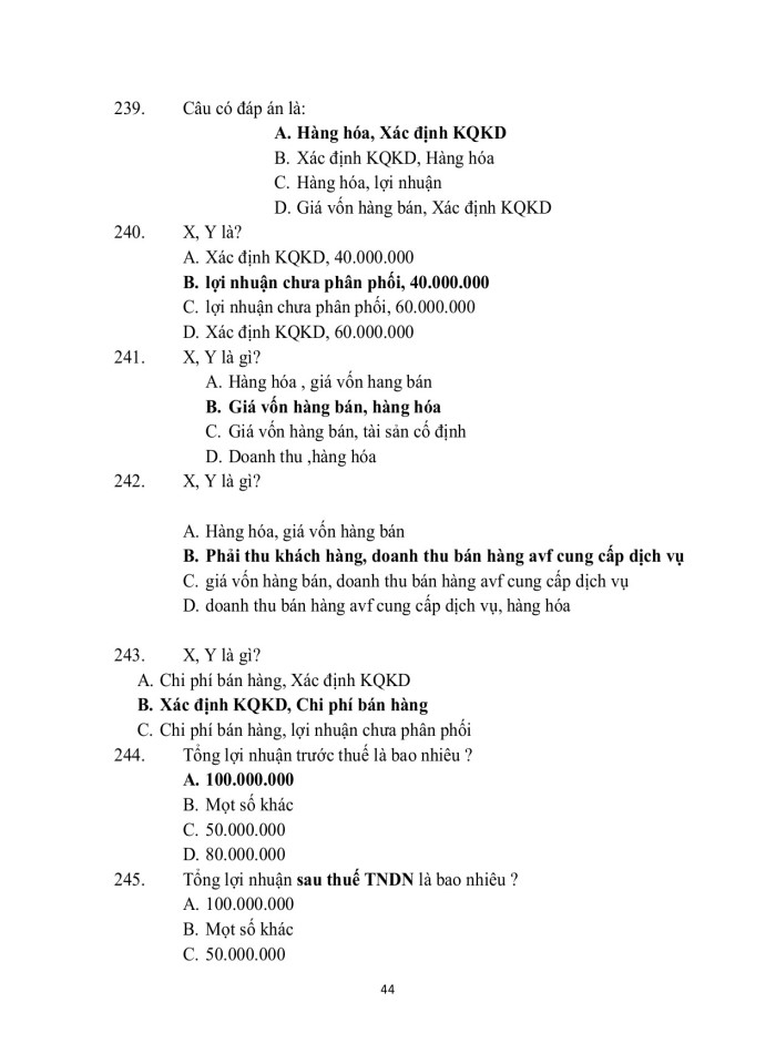 image for page Trắc ngiệm nguyên lý kế toán