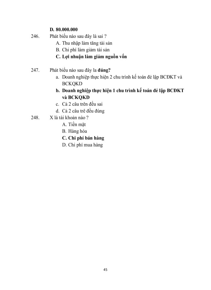 image for page Trắc ngiệm nguyên lý kế toán