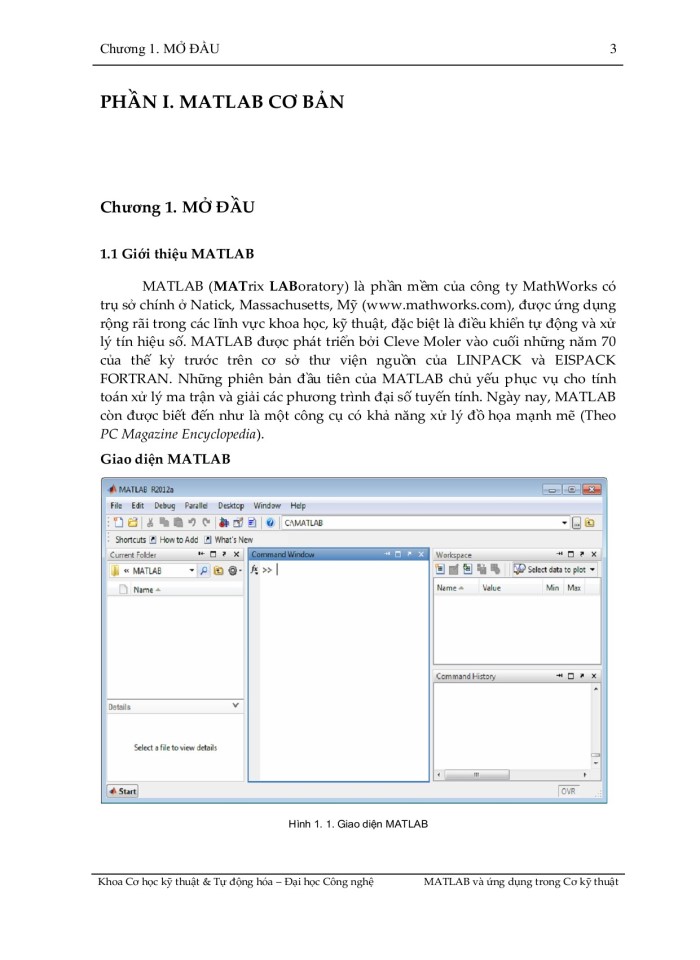 image for page Matlab và ứng dụng  trong cơ kỹ thuật