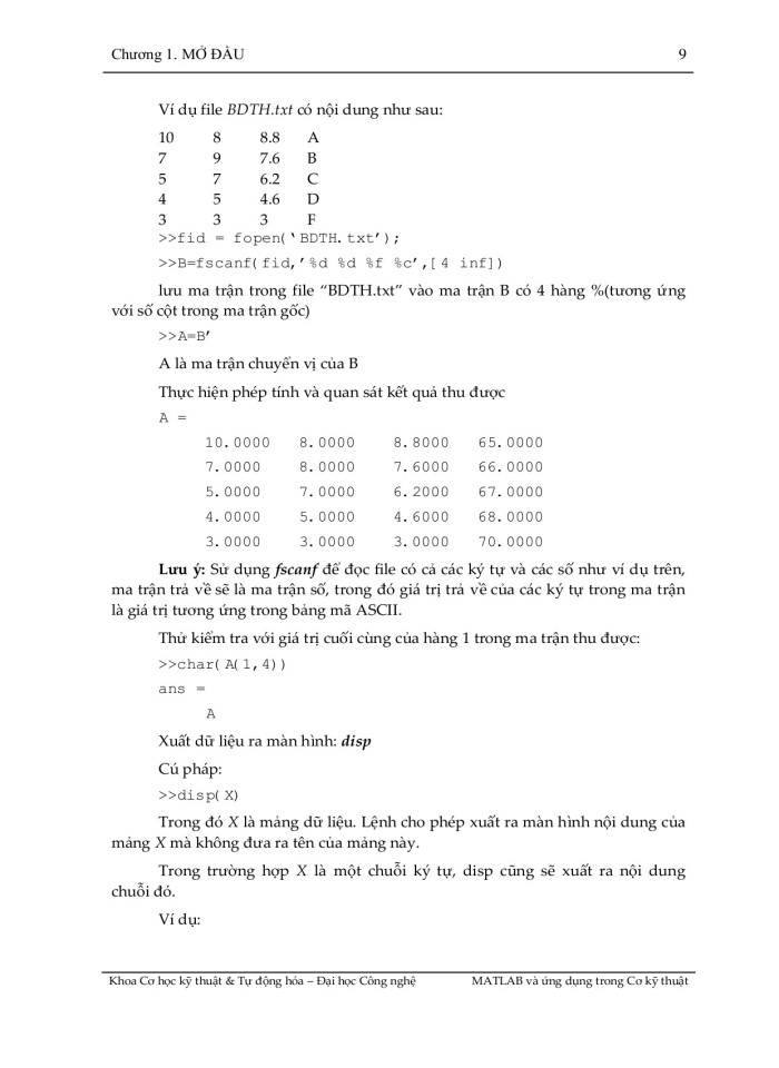 image for page Matlab và ứng dụng  trong cơ kỹ thuật
