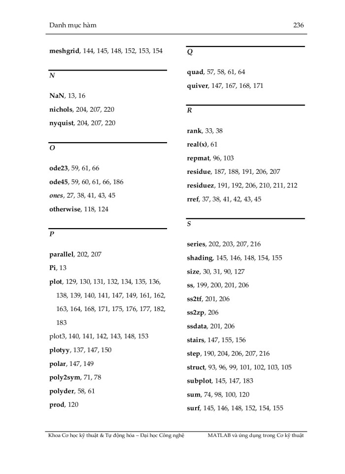 image for page Matlab và ứng dụng  trong cơ kỹ thuật