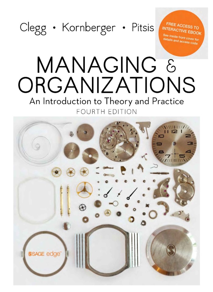 image for page Managing and organization an introduction to theory and practice