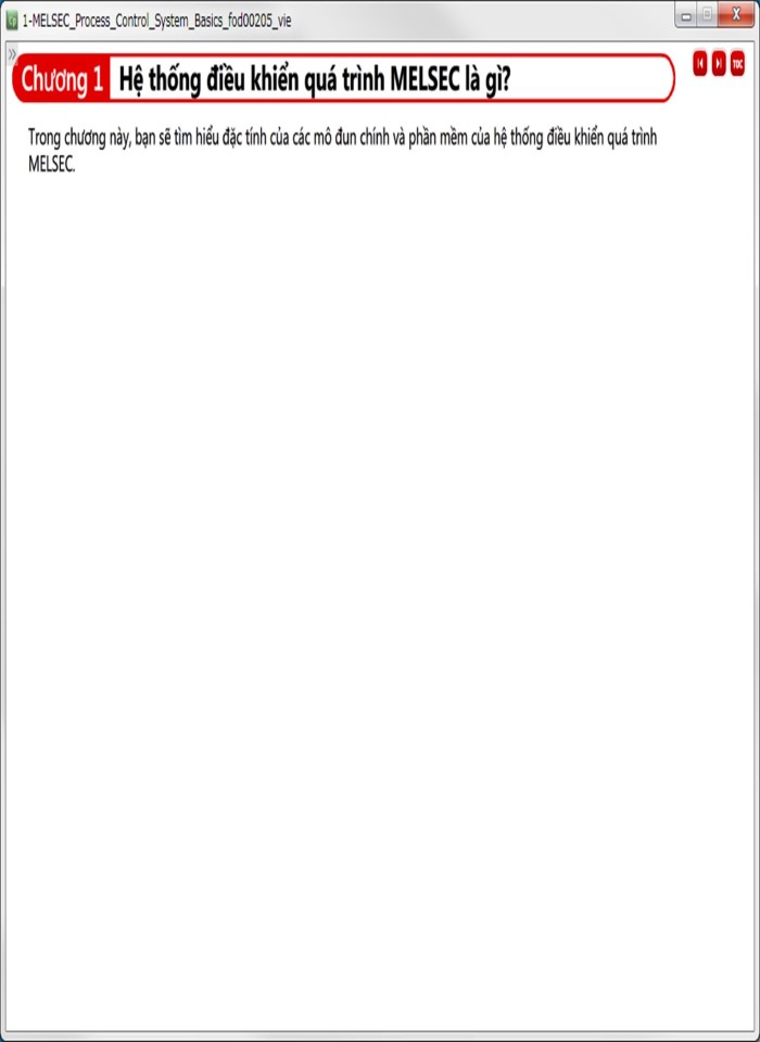 image for page Cơ bản về hệ thống điều khiển quá trình PLC MELSEC