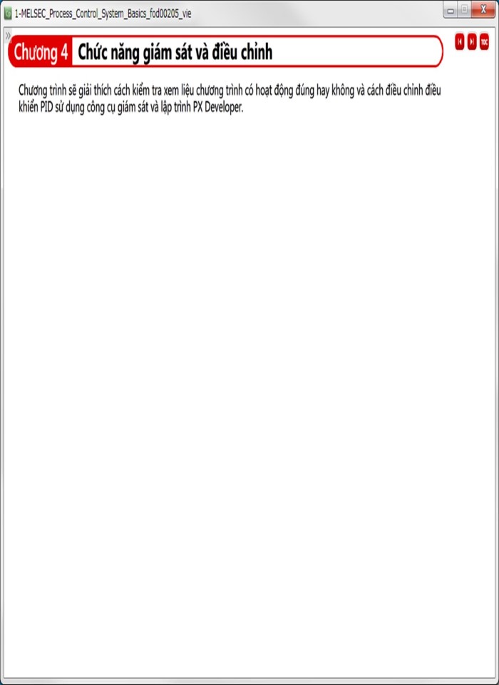 image for page Cơ bản về hệ thống điều khiển quá trình PLC MELSEC