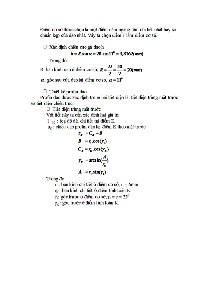 image for page Thiết kế dao tiện định hình với số liệu vật liệu gia công : thép 45