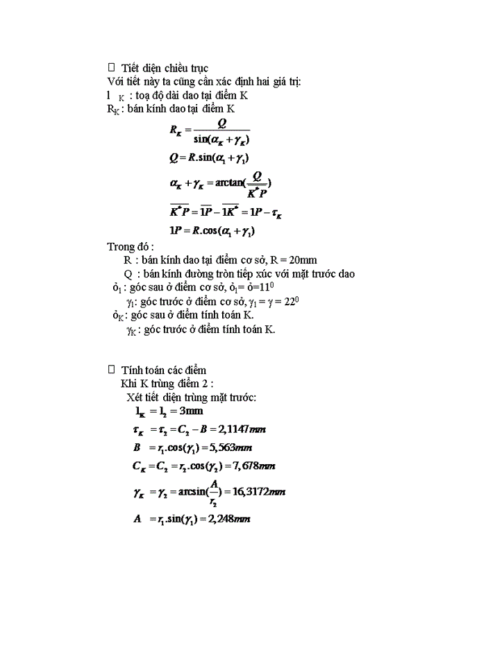 image for page Thiết kế dao tiện định hình với số liệu vật liệu gia công : thép 45