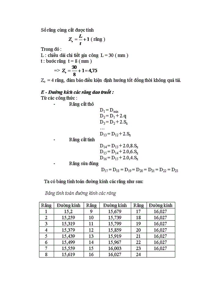 image for page Thiết kế dao tiện định hình với số liệu vật liệu gia công : thép 45