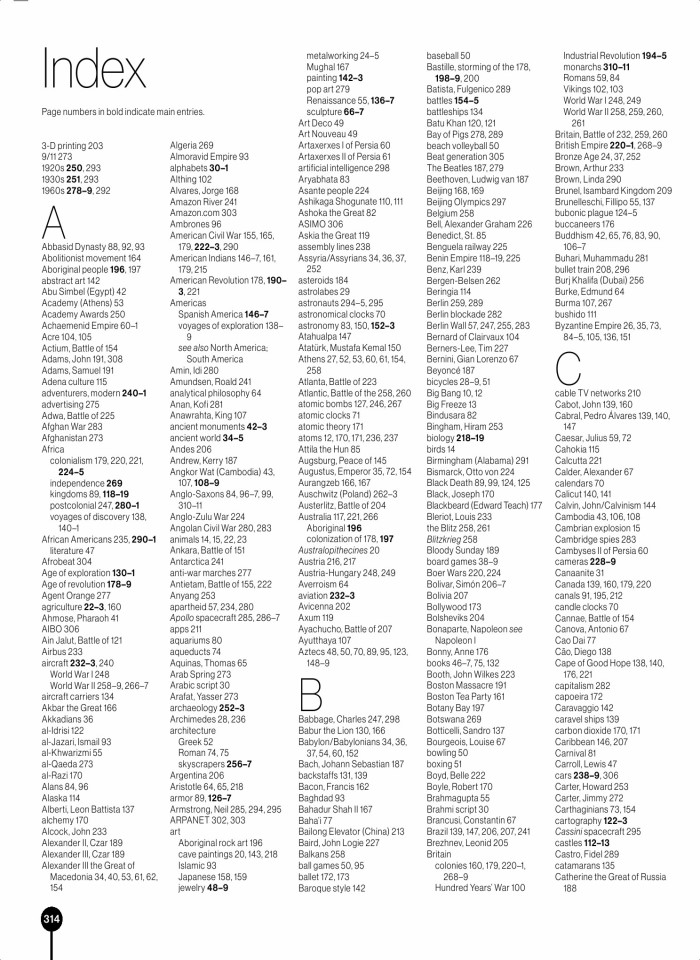 image for page Timelines of everything