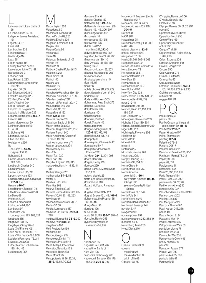 image for page Timelines of everything