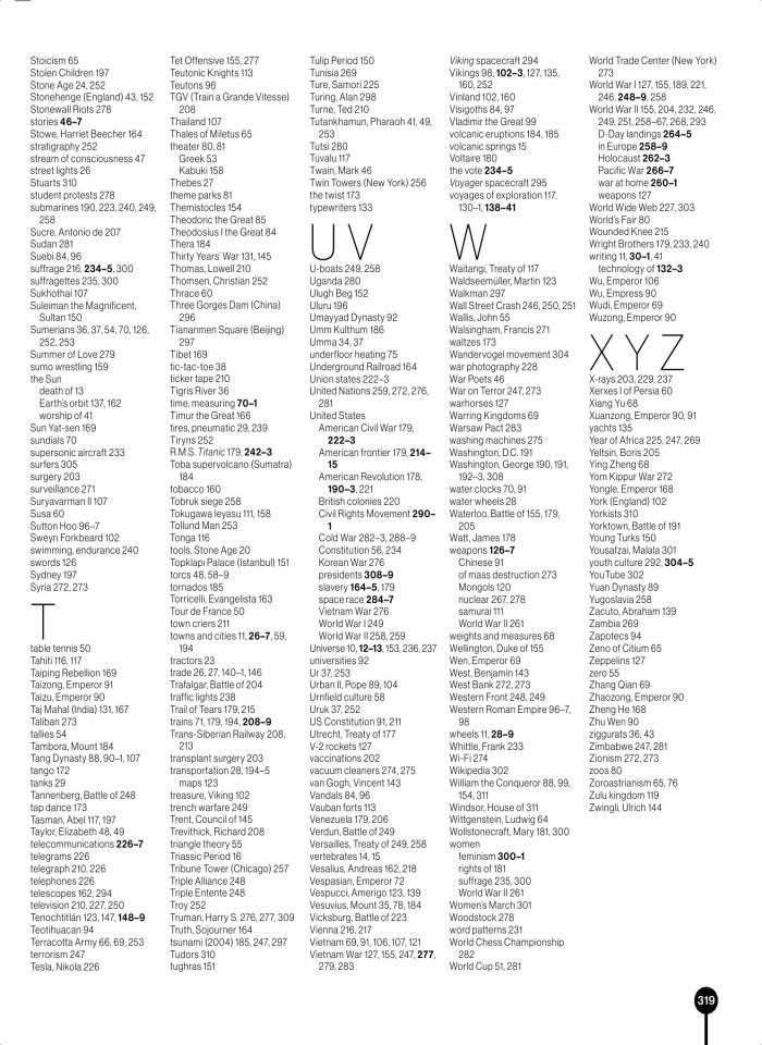 image for page Timelines of everything