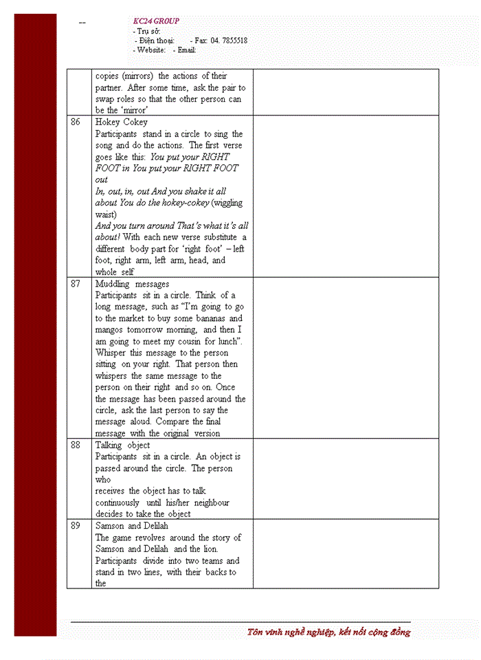 image for page 100 cách để tạo năng lượng cho nhóm: trò chơi được sử dụng trong nhà xưởng, cuộc họp và nhóm cộng đồng