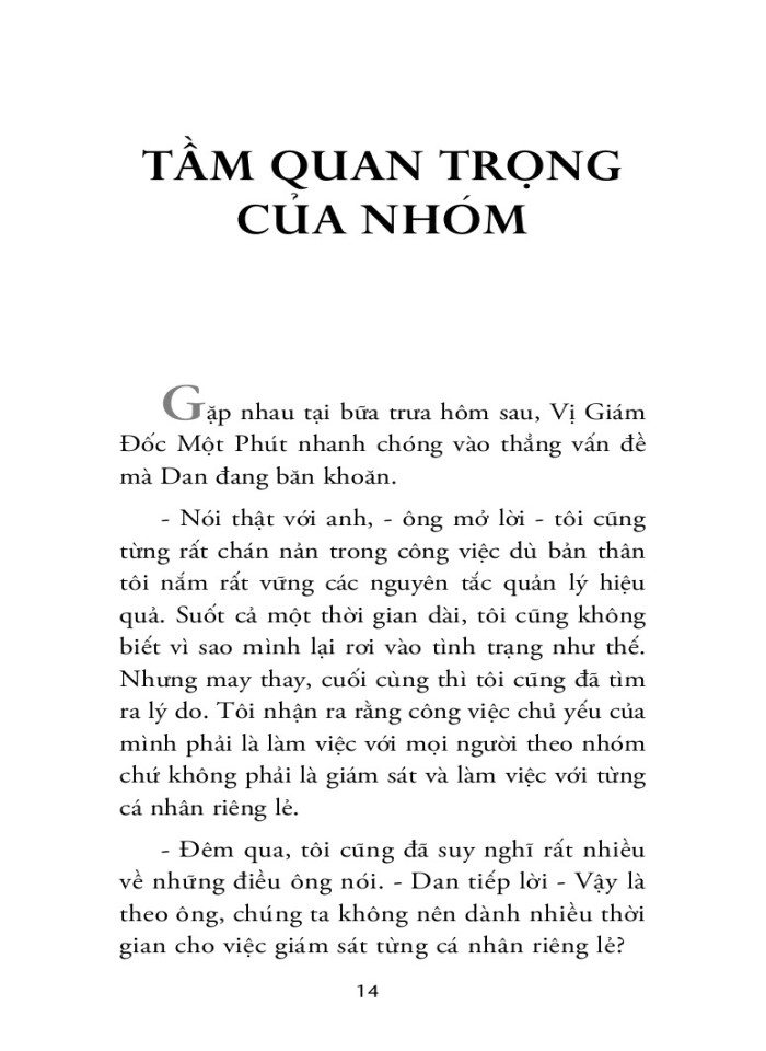image for page Vị giám đốc một phút và bí quyết xây dựng nhóm làm việc hiệu quả