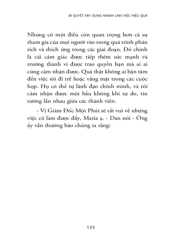 image for page Vị giám đốc một phút và bí quyết xây dựng nhóm làm việc hiệu quả