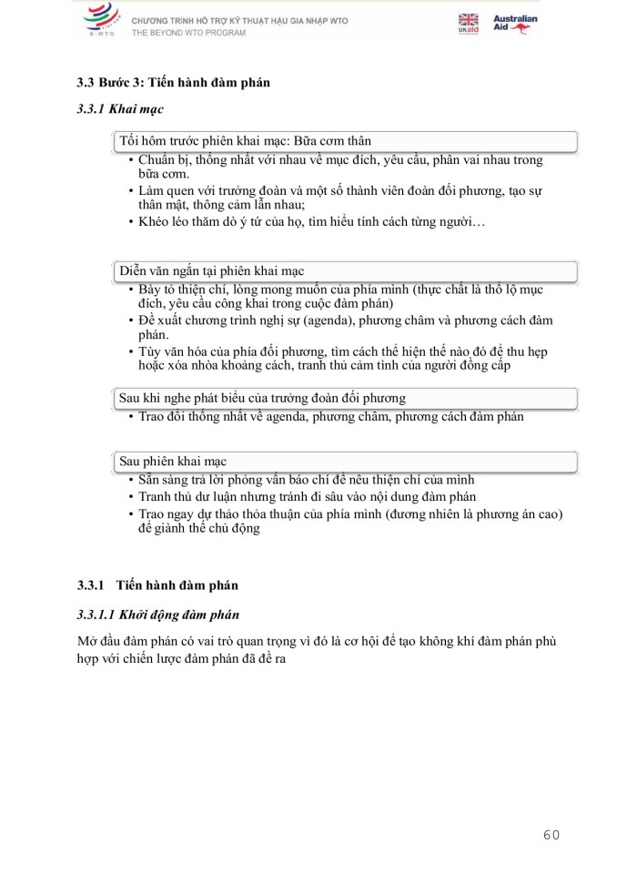 image for page Tài liệu tập huấn kỹ năng đàm phán