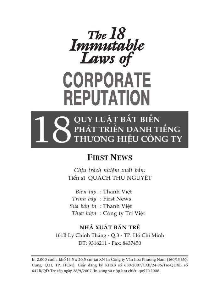 image for page 18 quy luật bất biến phát triển danh tiếng thương hiệu công ty