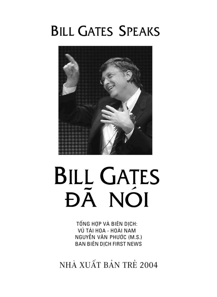 Bill gates đã nói...