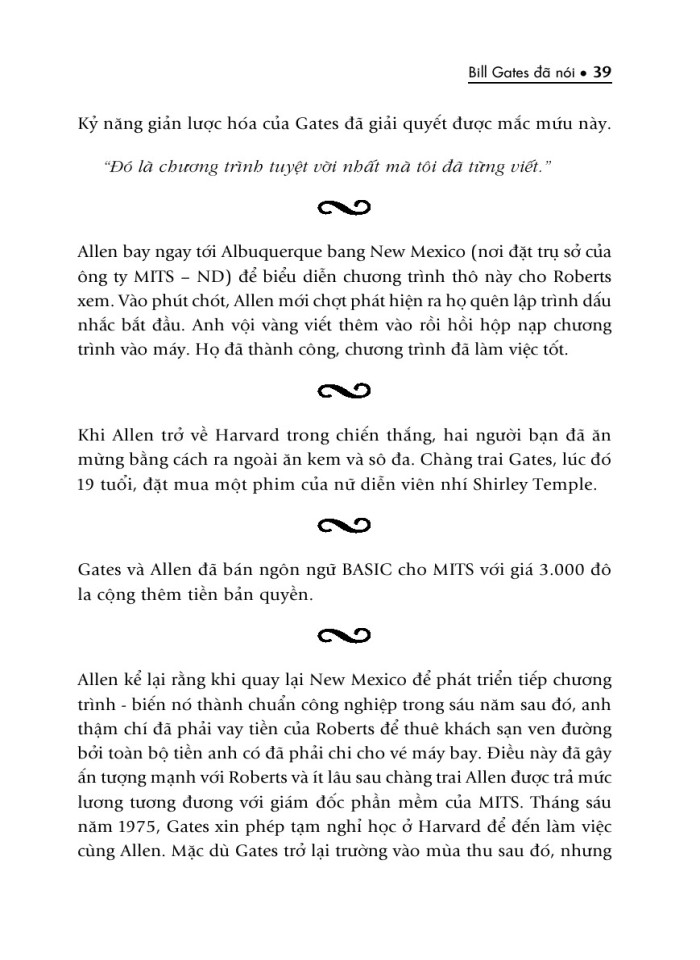 image for page Bill gates đã nói...