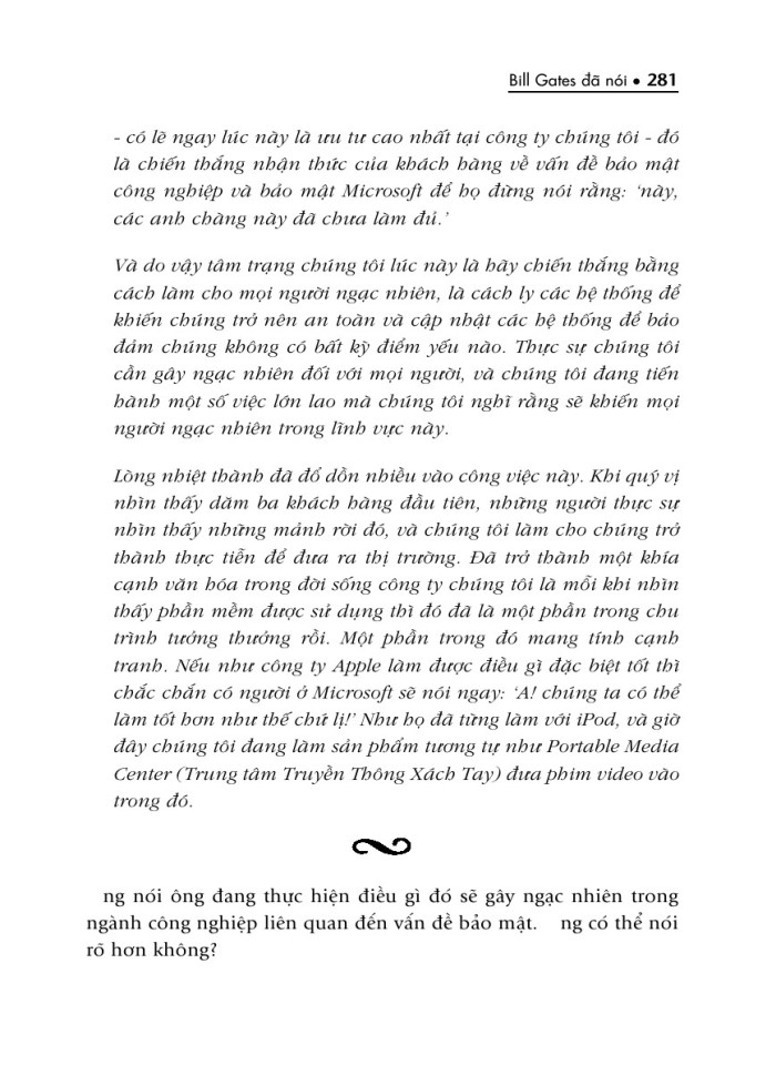 image for page Bill gates đã nói...