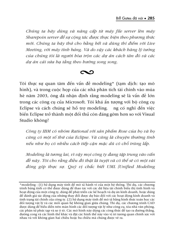 image for page Bill gates đã nói...