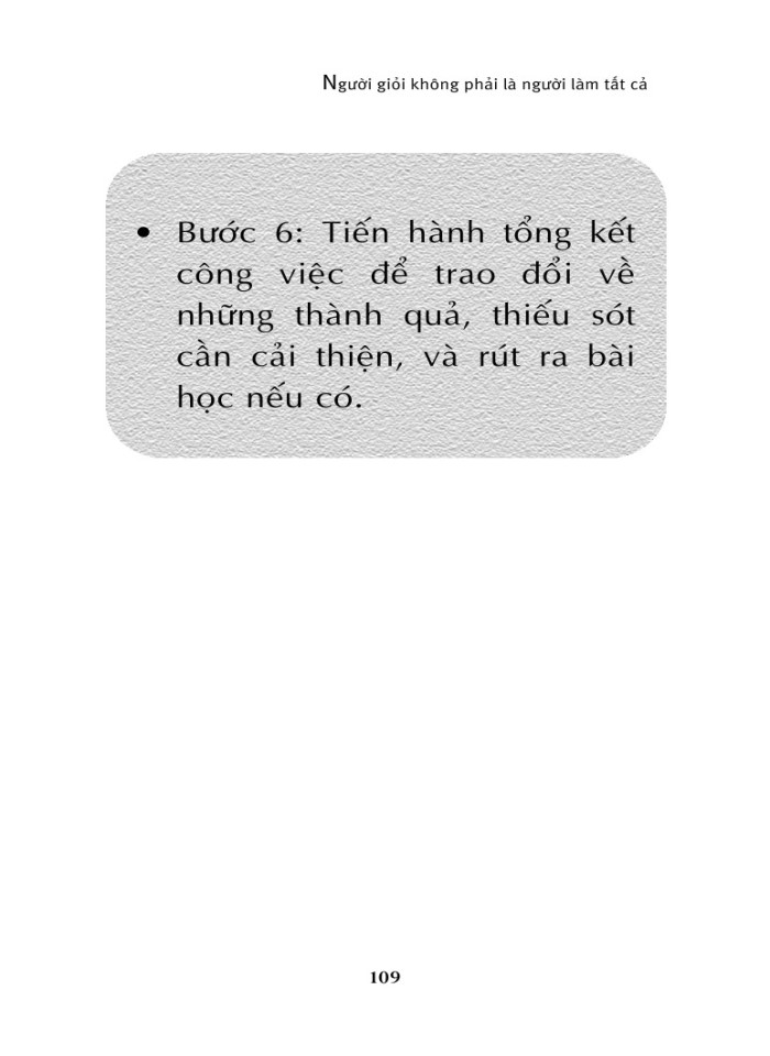 image for page Người giải không phải là người làm tất cả