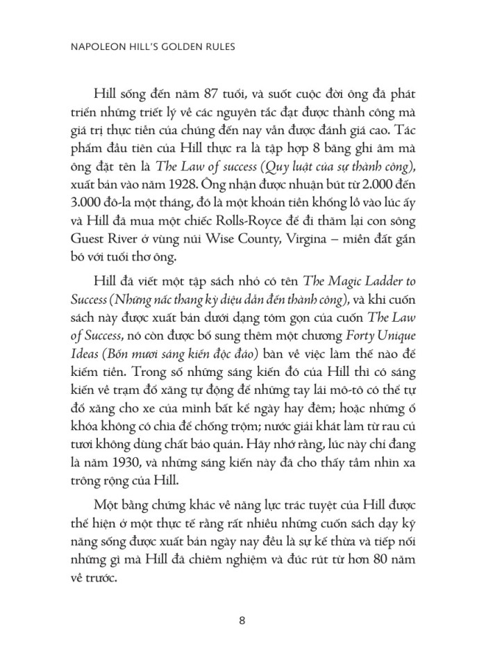 image for page Những nguyên tắc vàng của Napoleon Hill