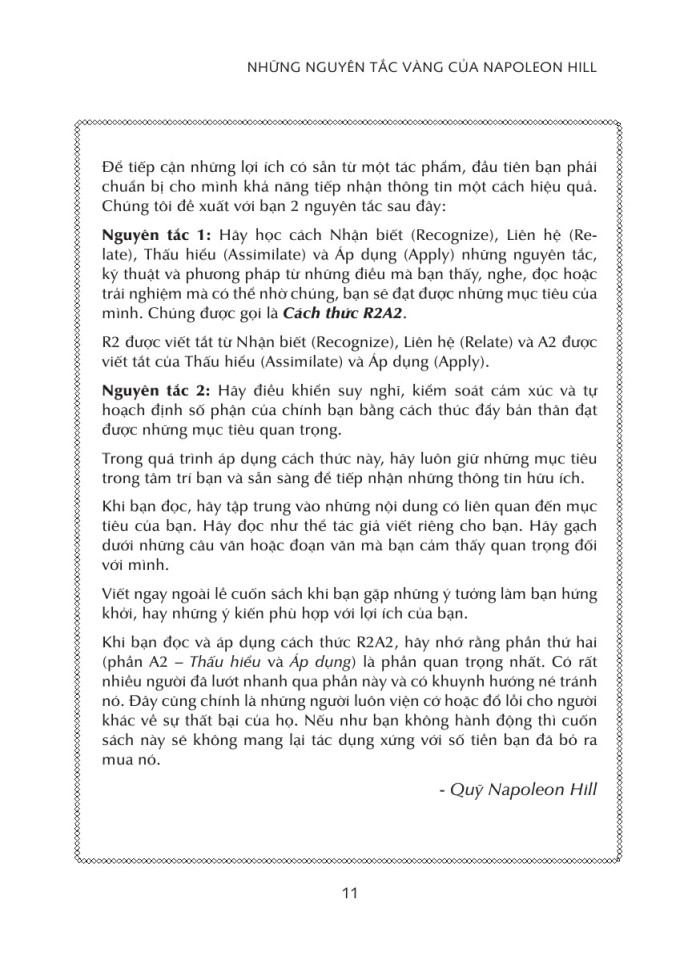image for page Những nguyên tắc vàng của Napoleon Hill
