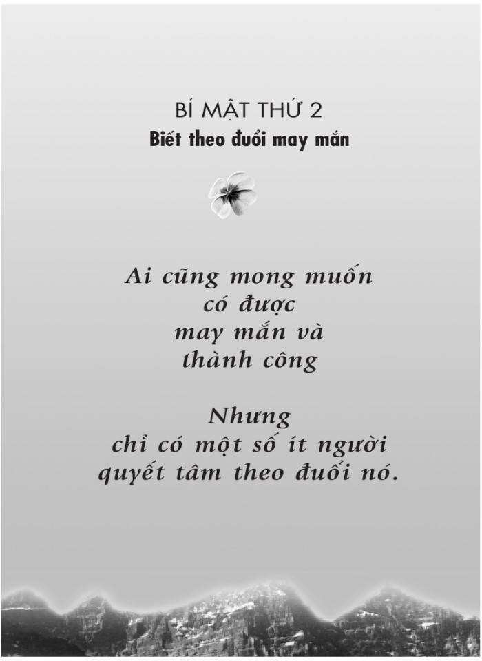 image for page Bí mật của may mắn