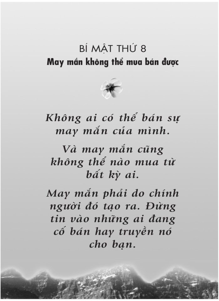 image for page Bí mật của may mắn