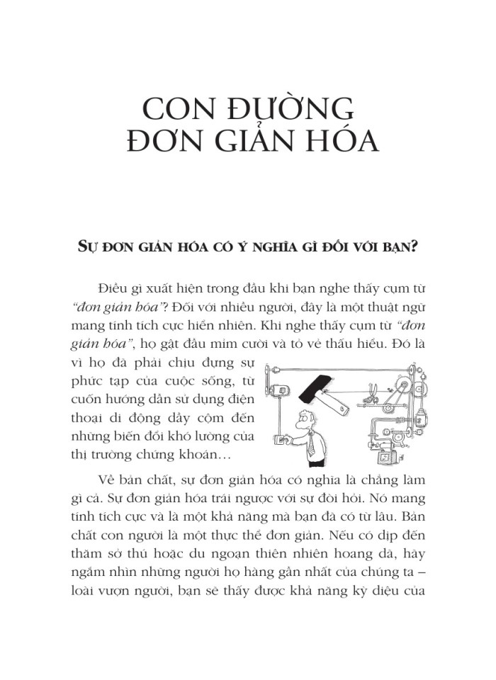 image for page Bí quyết đơn giản hóa cuộc sống