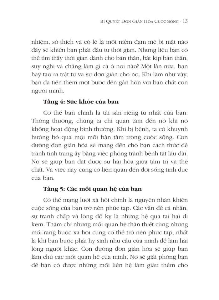 image for page Bí quyết đơn giản hóa cuộc sống