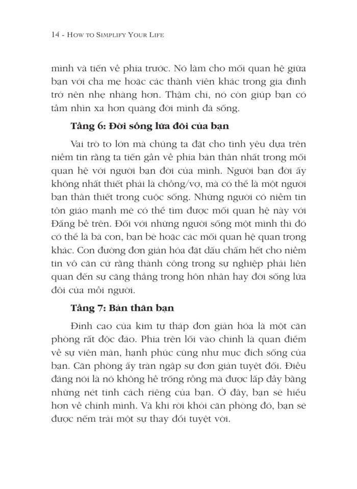 image for page Bí quyết đơn giản hóa cuộc sống