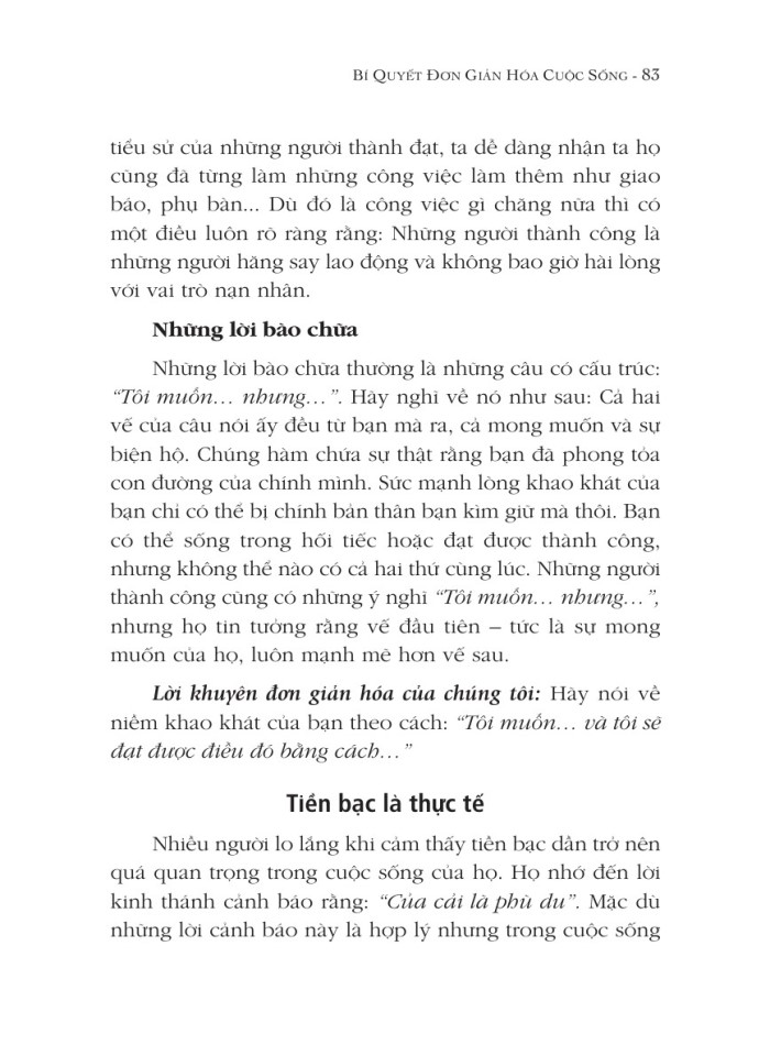 image for page Bí quyết đơn giản hóa cuộc sống